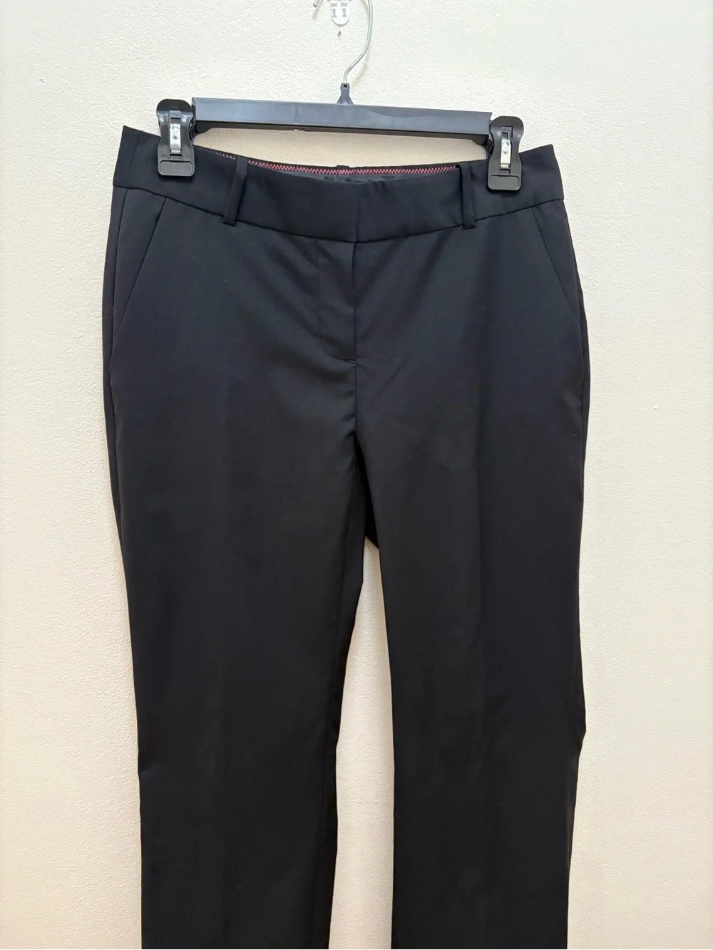 J. Crew NEW Black 100% Wool Hutton Trouser Pants Size 2P Business Casual Career